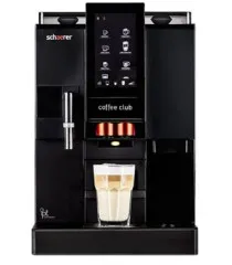 Schaerer Coffee Club 1 moulin, réservoir d'eau fraîche intégré, Milk Smart, eau chaude